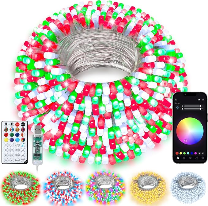echosari Christmas Smart String Lights