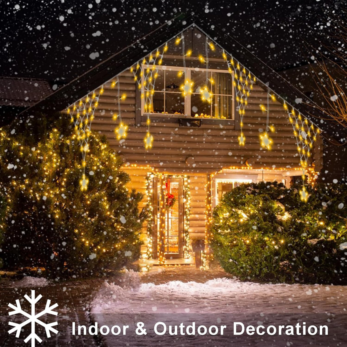 echosari Christmas Star Net Lights