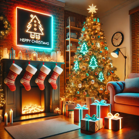 Brighten Your Holidays: Decorating for Christmas with echosari Smart Lights and echosari Neon Strips