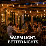 ECHOSARI 200ft Length ST38 Outdoor String Lights