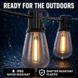 ECHOSARI 200ft Length ST38 Outdoor String Lights