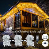 echosari Christmas Icicle Lights