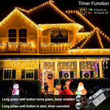 echosari Christmas Icicle Lights