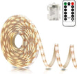 echosari warm LED strip coil with battery box and remote
