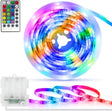 echosari rGB strip light coil with remote and battery box