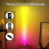 echosari Smart RGBICW LED Corner Floor Lamp