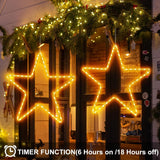 echosari 19.68" Star Outdoor Christmas Lights