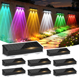 echosari Solar Fence Lights Outdoor