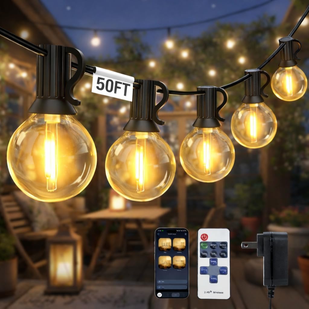 echosari Outdoor G40 String Lights