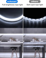 echosari Cool White Neon Rope Lights