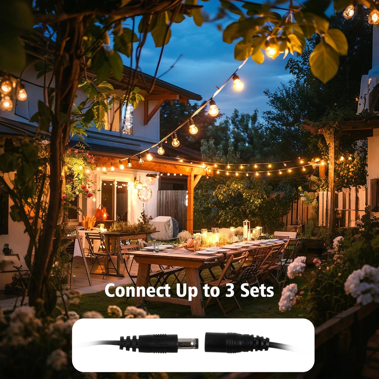 echosari Outdoor G40 String Lights