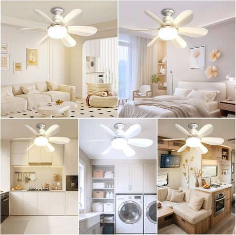 echosari ceiling fan versatile use in bedroom, living room, kitchen, and RV