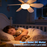 echosari ultra-quiet ceiling fan running silently while child sleeps