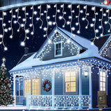 echosari Christmas Icicle Lights
