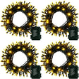 echosari four warm white string light coils with battery boxes