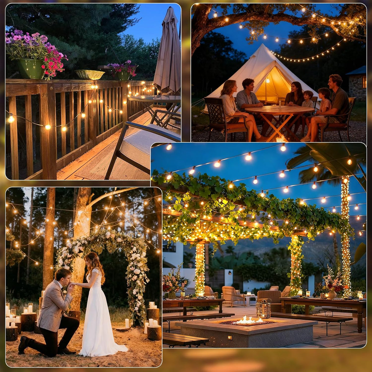 echosari G40 100FT — Outdoor lighting for patios and gatherings