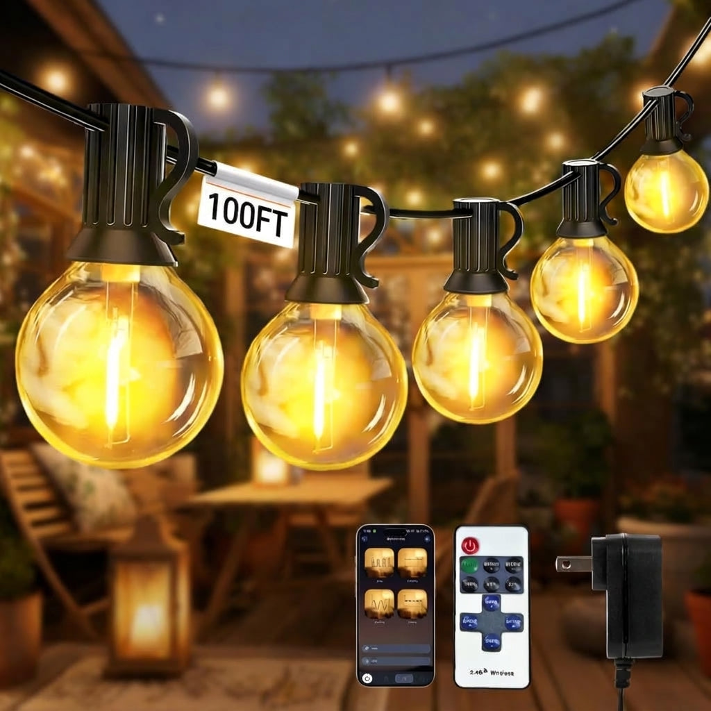 echosari Outdoor G40 String Lights