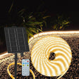 echosari warm solar strip light coil with panel and remote