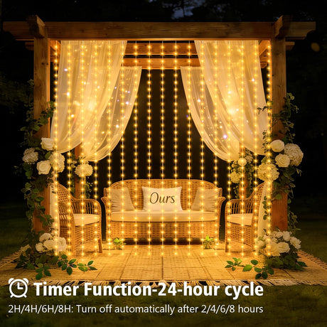 2, 4, 6 and 8 hour timer options