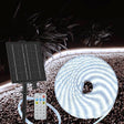 echosari cool white solar strip coil with panel and remote