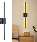 echosari Wall Sconces Battery Operated(Black)